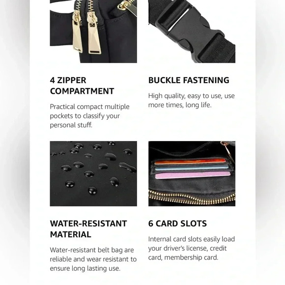 ZORFIN WOMENS BELT/CROSSBODY BAG IN QUILTED BROWN - Picture 7 of 16